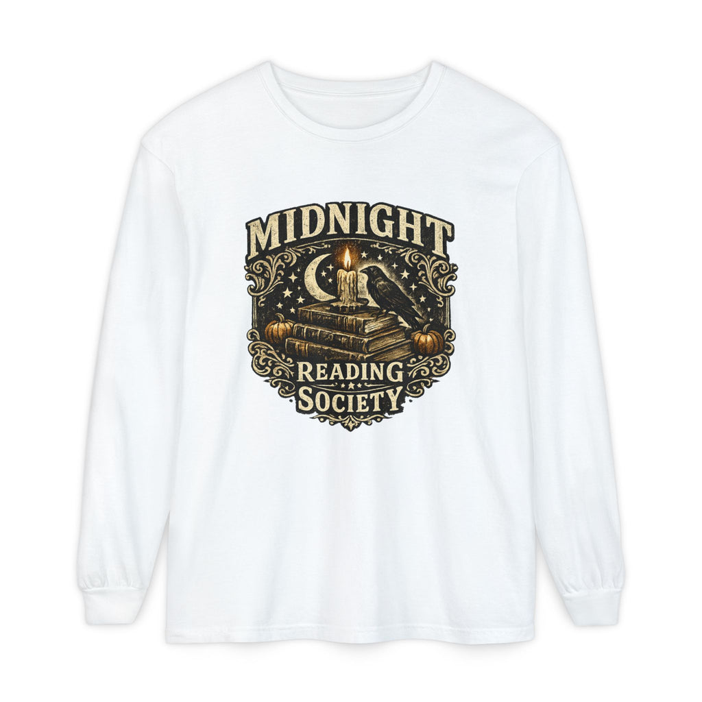 Midnight Reading Society Long Sleeve T-Shirt