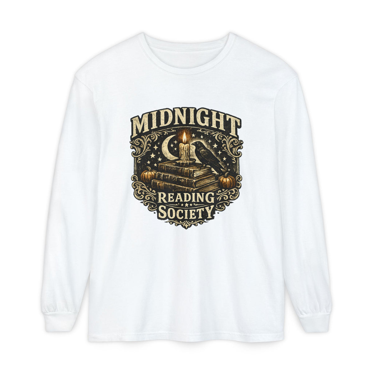 Midnight Reading Society Long Sleeve T-Shirt