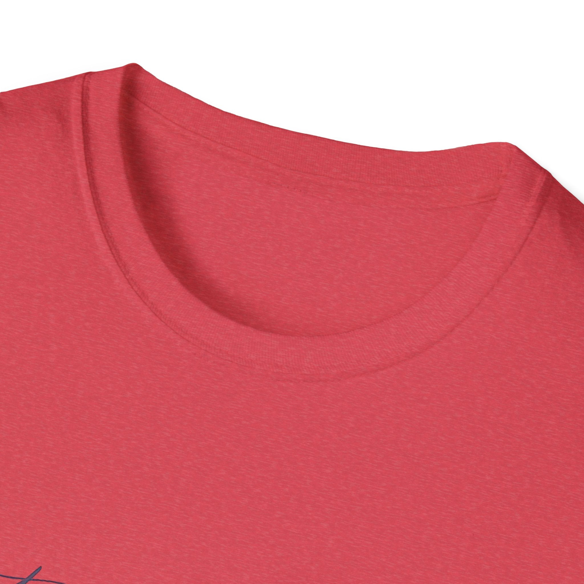 Stars and Stripes Script T-Shirt, 4th of July, Minimalist Patriotic Tee, Subtle Patriotic Gift, Dainty Script America Independence Day