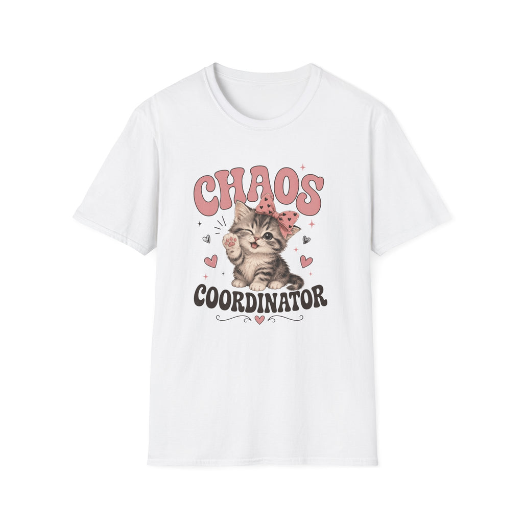 Chaos Coordinator T-Shirt — Cute Kitten Graphic Tee