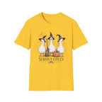Serious Coven Goose T-Shirt — Cute Witch Geese Halloween Tee