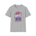 Patriotic Uncles Crew Graphic Tee - 4th of July Red White and Blue Uncle Fireworks cle T-Shirt