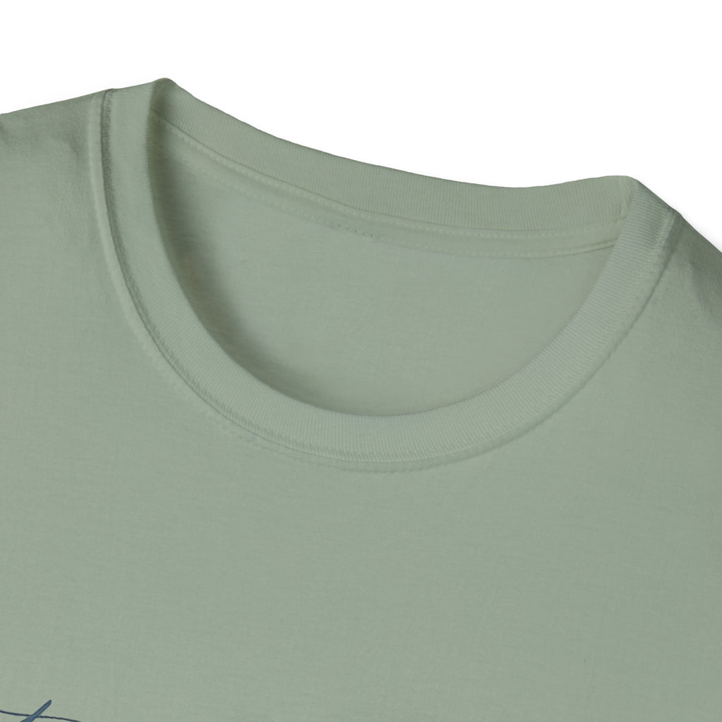 Stars and Stripes Script T-Shirt, 4th of July, Minimalist Patriotic Tee, Subtle Patriotic Gift, Dainty Script America Independence Day