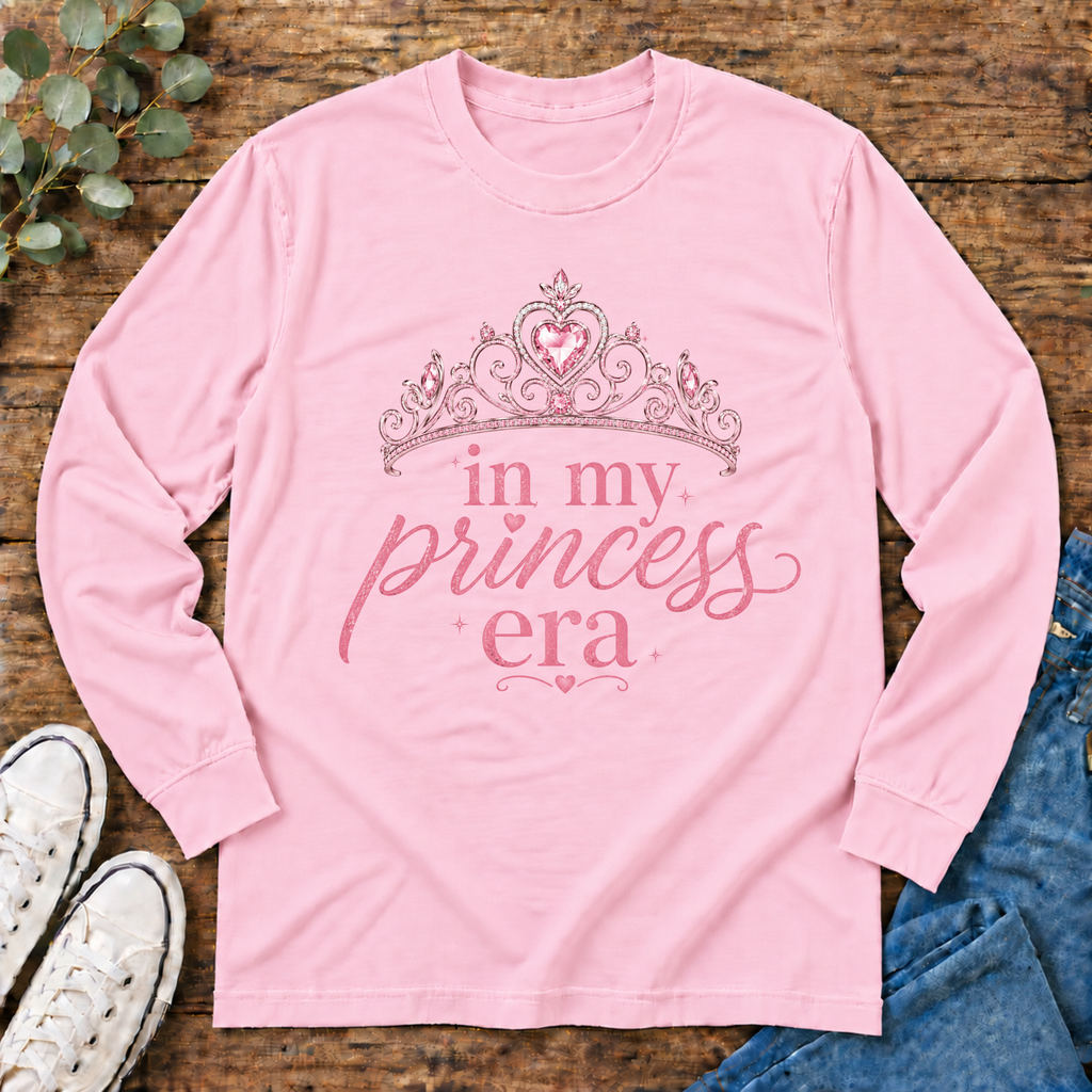 Princess Era Long Sleeve Tee — "In My Princess Era" Graphic