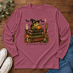 Witch Frog Potions & Ghost Stories Cute Spooky Halloween Long Sleeve T-Shirt