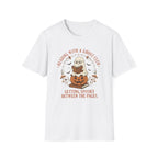 Reading With a Ghost Club T-Shirt — Cute Spooky Book Lover Tee