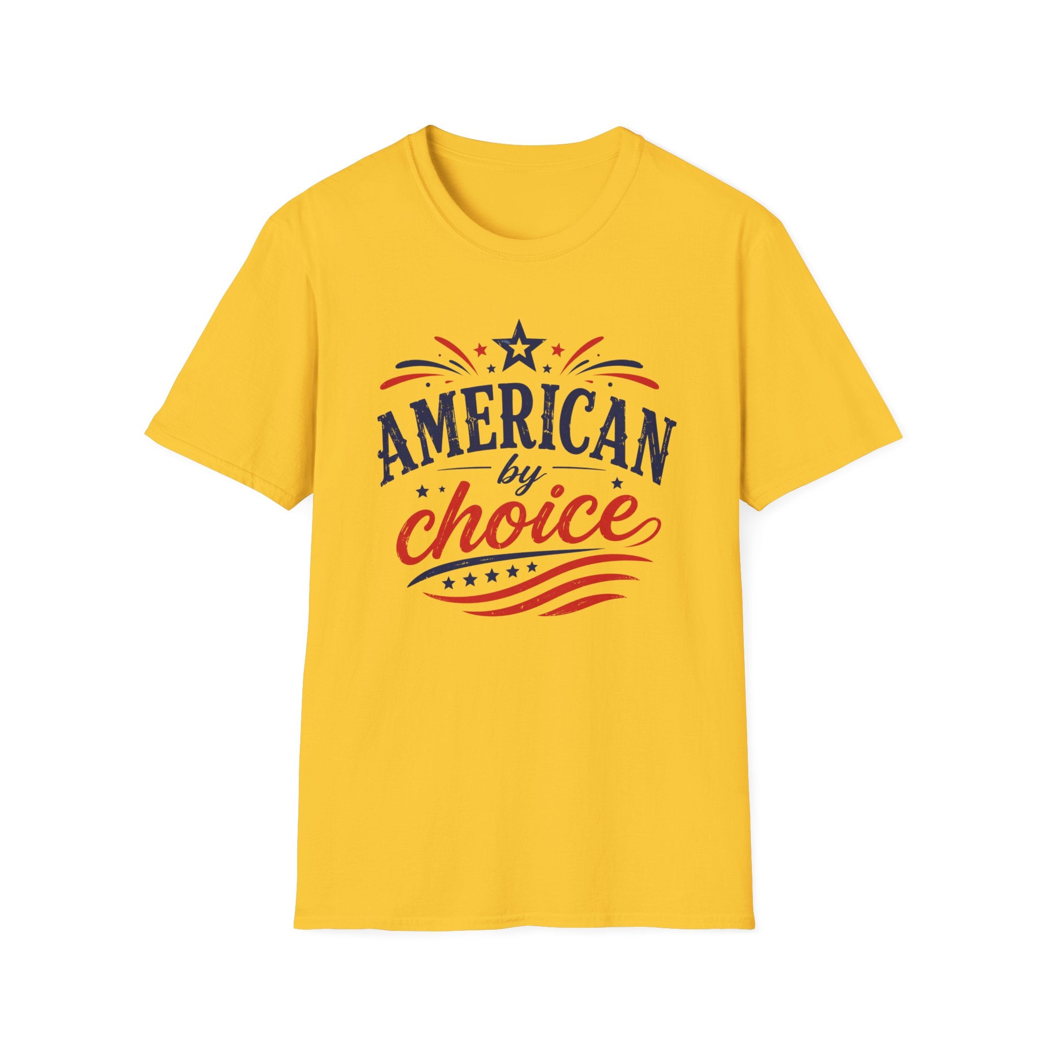 4th of July Patriotic American By Choice Graphic Tee - Citizen Celebration USA T-Shirt