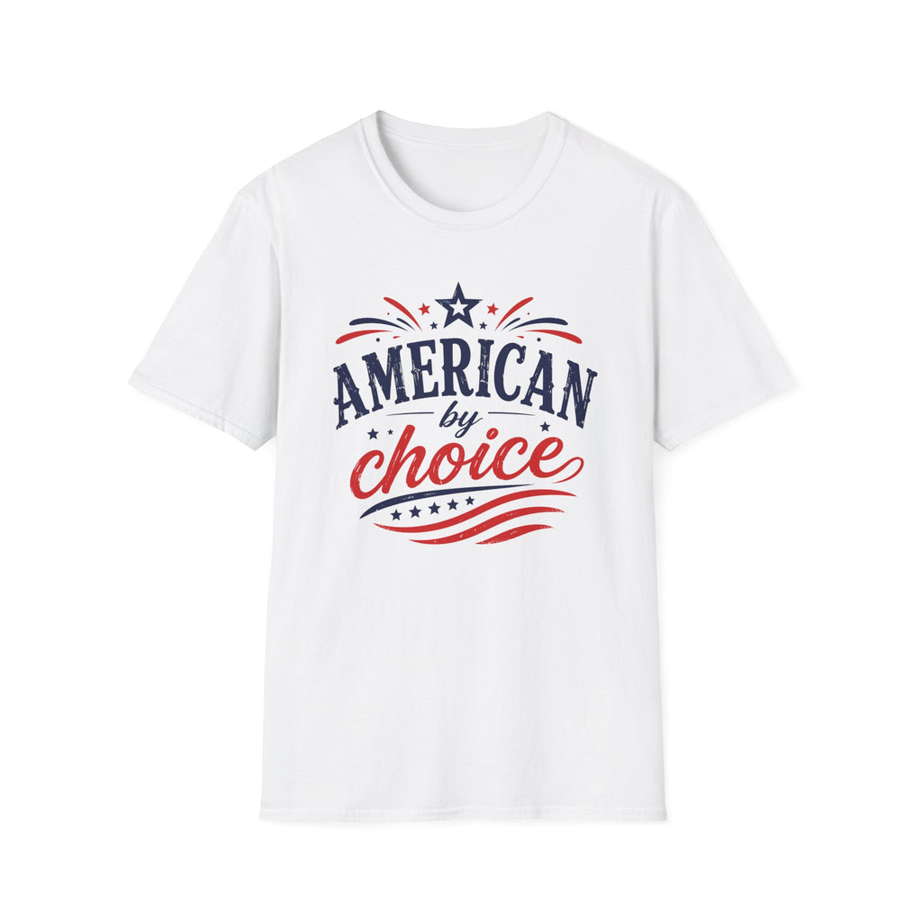4th of July Patriotic American By Choice Graphic Tee - Citizen Celebration USA T-Shirt