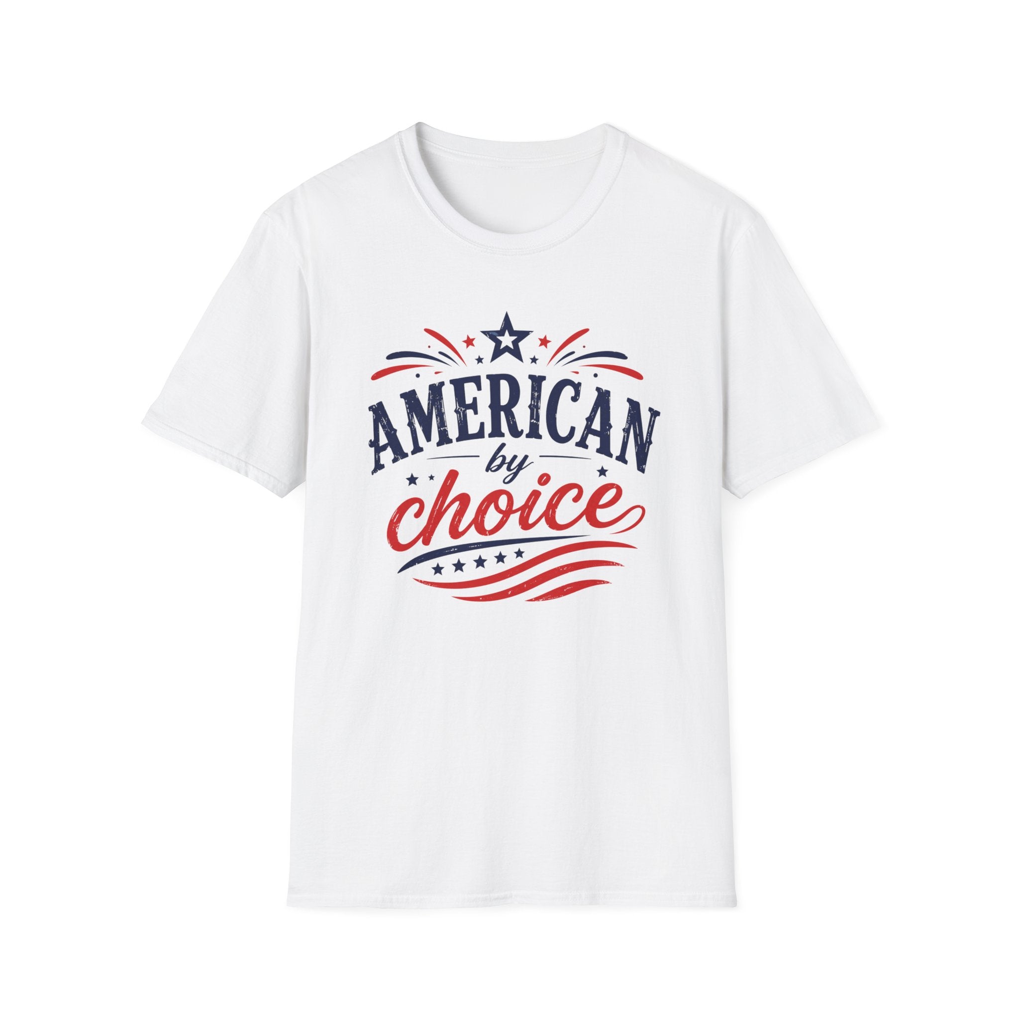 4th of July Patriotic American By Choice Graphic Tee - Citizen Celebration USA T-Shirt