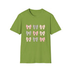 Bow Pattern T‑Shirt — Cute Pastel Bows Graphic Tee