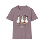 Serious Coven Goose T-Shirt — Cute Witch Geese Halloween Tee
