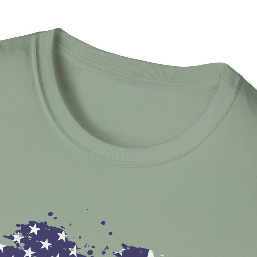 We the People T-Shirt, Distressed Splatter American Flag Tee, Patriotic Constitution Shirt, 4th of July USA Gift, Grunge Flag Shirt