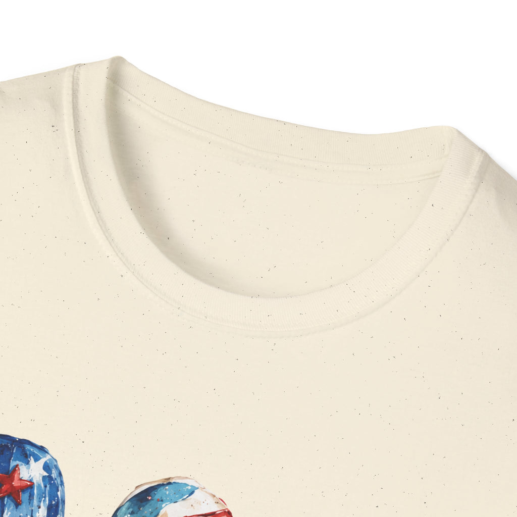 Patriotic Popsicle T-Shirt | Fourth Of July Watercolor Ice Pop Graphic Tee, Coquette Bow Summer Holiday Top