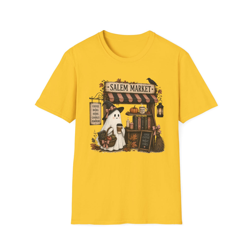 Salem Market Halloween T-Shirt — Ghost & Witch Shop Graphic Tee
