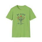 Be Kind Floral T-Shirt — Inspirational 'Be Kind Be You' Graphic Tee