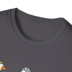 Cute Whimsical Vintage Goose Family T-Shirt