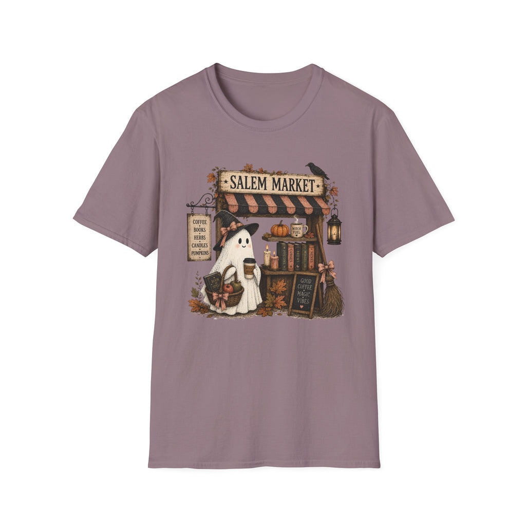 Salem Market Halloween T-Shirt — Ghost & Witch Shop Graphic Tee
