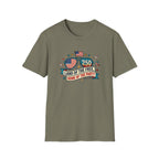 Land of the Free Home of the Party Tee, USA 250 Sunglasses Shirt, Red White Blue Celebration Graphic Top, Patriotic Fourth of July Outfit T-Shirt