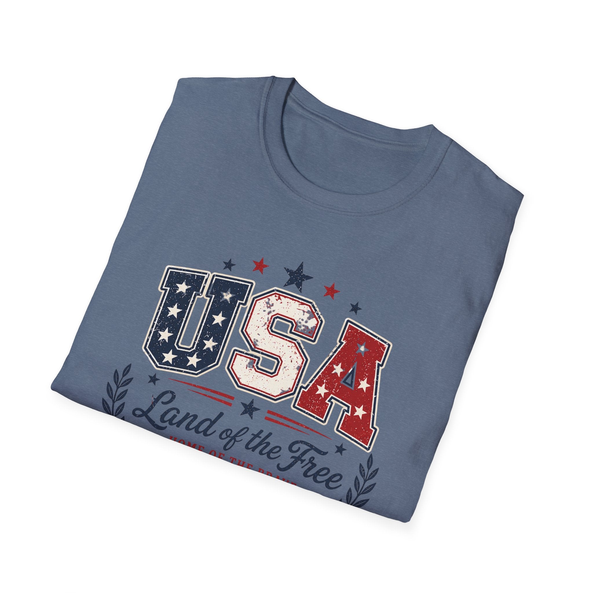 Land of the Free Home of the Brave 250 Years Shirt, 4th of July, Bold, Distressed USA Varsity 1776 2026 Tee, Classic Patriotic Banner America Anniversary T-Shirt, Gift