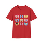 Back-to-School Bows T-Shirt — Cute School Icons Graphic Tee