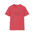 America 250 Years of Freedom Calligraphy Shirt, Elegant Script Patriotic Tee 1776 2026, Sophisticated Anniversary 4th of July T-Shirt, Patriotic