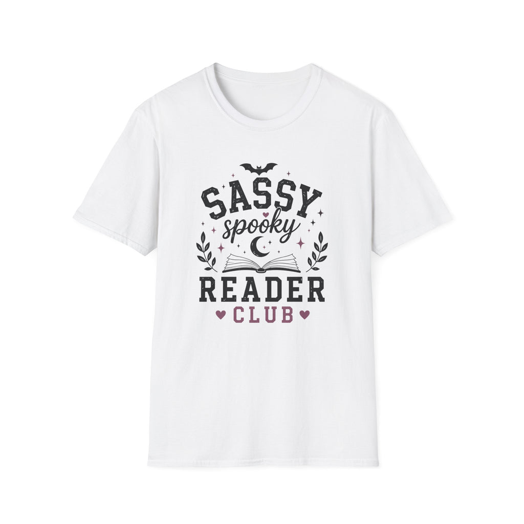 Sassy Spooky Reader Club T-Shirt — Halloween Book Lover Tee