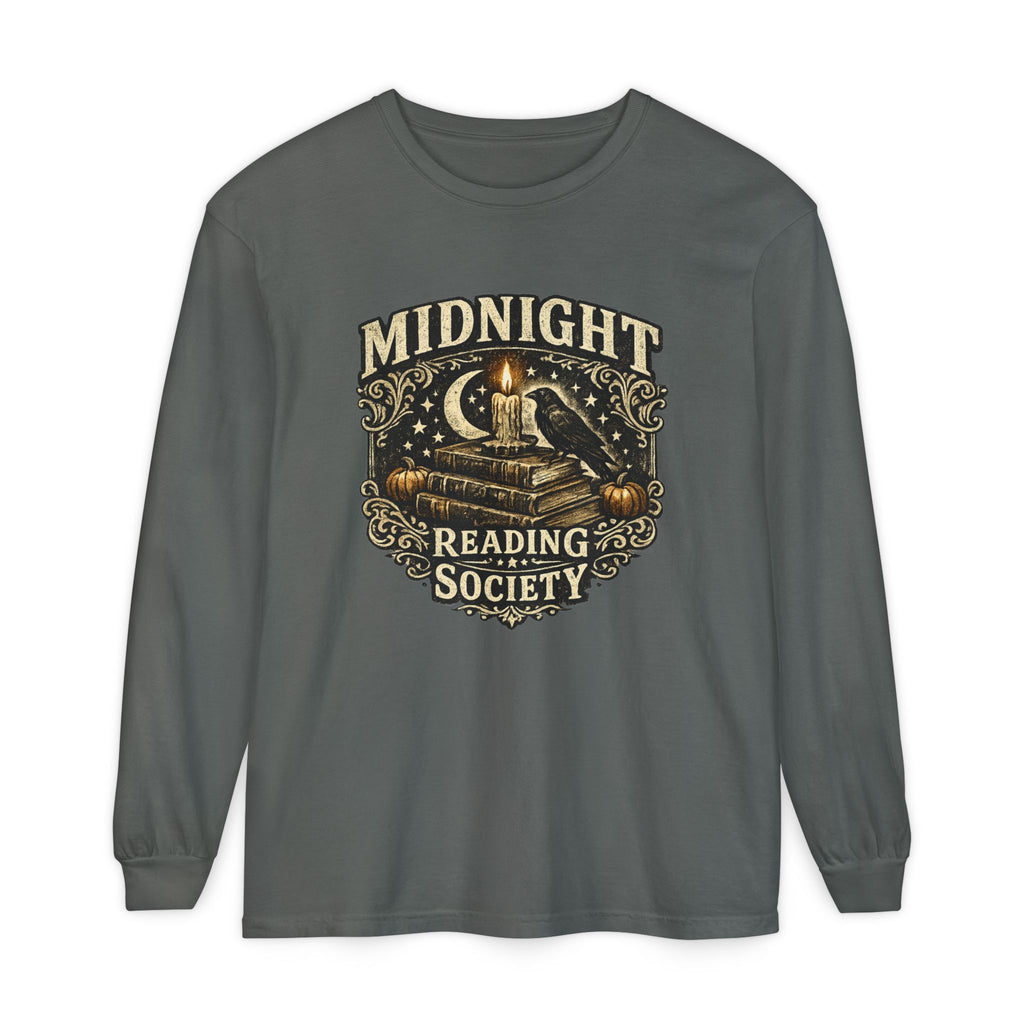 Midnight Reading Society Long Sleeve T-Shirt