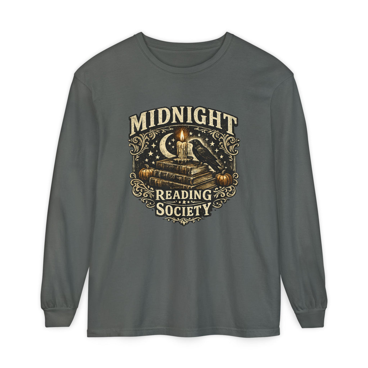 Midnight Reading Society Long Sleeve T-Shirt