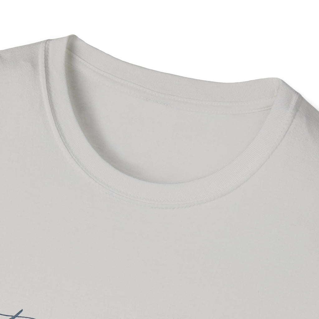 Stars and Stripes Script T-Shirt, 4th of July, Minimalist Patriotic Tee, Subtle Patriotic Gift, Dainty Script America Independence Day