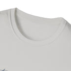Stars and Stripes Script T-Shirt, 4th of July, Minimalist Patriotic Tee, Subtle Patriotic Gift, Dainty Script America Independence Day