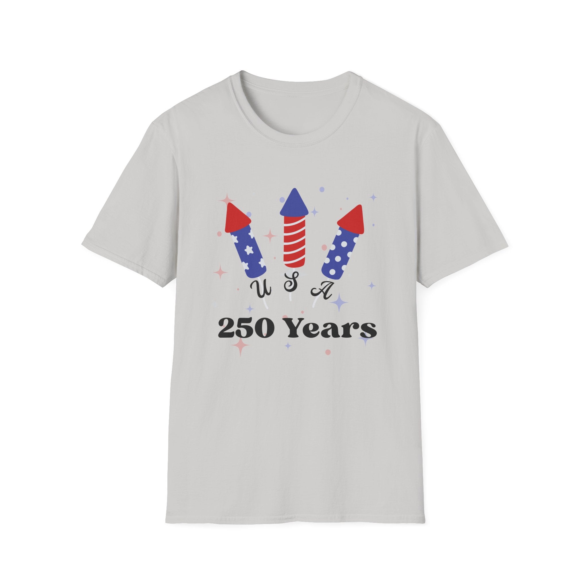 250th America Floral T-Shirt, July 4 1776 2026 Anniversary, Patriotic Flower Shirt, Birthday Gift, Cottagecore 4th of July