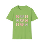 Reading Bows T‑Shirt — Pastel Book Lover Graphic Tee