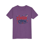Cousin Crew Patriotic Tee, Red White Blue USA Shirt, Fun Family Celebration Graphic Top, Fourth of July Outfit Youth Short Sleeve Tee