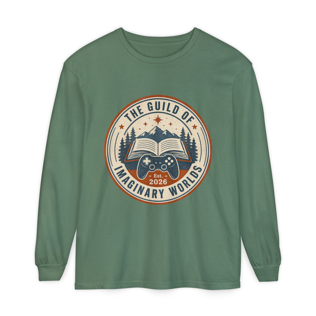 Guild of Imaginary Worlds Vintage Book & Adventure Long Sleeve T-shirt