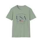 USA Faith Freedom T-Shirt | Patriotic 250 Years Liberty Graphic Tee, American Flag Heritage Top