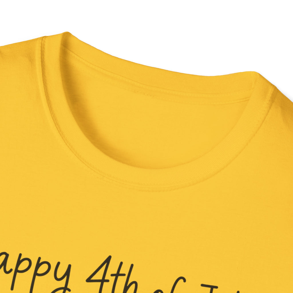 Happy 4th of July 250th T-Shirt USA Family Stick Figure Tee