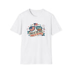 Land of the Free Home of the Party Tee, USA 250 Sunglasses Shirt, Red White Blue Celebration Graphic Top, Patriotic Fourth of July Outfit T-Shirt