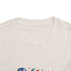 Patriotic Popsicle Trio Tee, Red White Blue USA Shirt, Cute Summer Fireworks Graphic Top, Fourth of July Celebration Outfit Toddler Short Sleeve Tee
