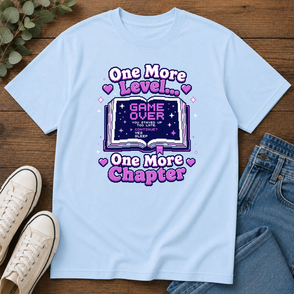 One More Level Gamer Tee — "One More Level... Game Over" Retro Gaming T‑Shirt