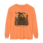 Witch Frog Potions & Ghost Stories Cute Spooky Halloween Long Sleeve T-Shirt