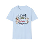 Mahjong T-Shirt — "Good Tiles, Great Company" Casual Tee