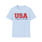 USA 250 Years Shirt 1776 2026, America 250th Anniversary T-Shirt, Varsity Style Patriotic Tee, Fourth of July Gift, Classic USA Bold Letter Shirt