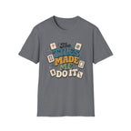 Mahjong "The Tiles Made Me Do It" Retro Graphic T-Shirt