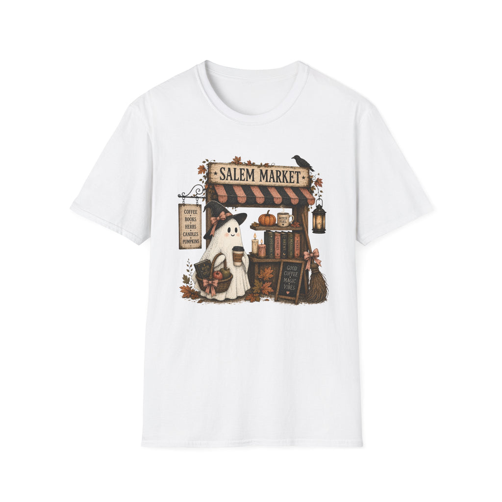 Salem Market Halloween T-Shirt — Ghost & Witch Shop Graphic Tee