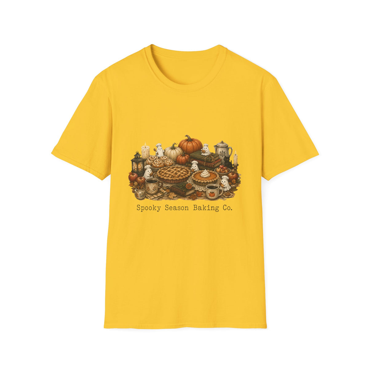 Autumn Baking Crew T‑Shirt — Pumpkin Pie & Cozy Fall Dessert Design
