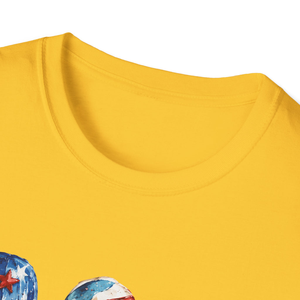 Patriotic Popsicle T-Shirt | Fourth Of July Watercolor Ice Pop Graphic Tee, Coquette Bow Summer Holiday Top