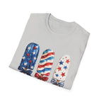 Patriotic Popsicle T-Shirt | Fourth Of July Watercolor Ice Pop Graphic Tee, Coquette Bow Summer Holiday Top