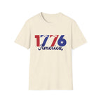 1776 America Patriotic T-Shirt, Vintage USA Independence Day Tee, Retro Fourth of July Graphic Shirt, Americana Celebration Apparel, Freedom Inspired Outfit