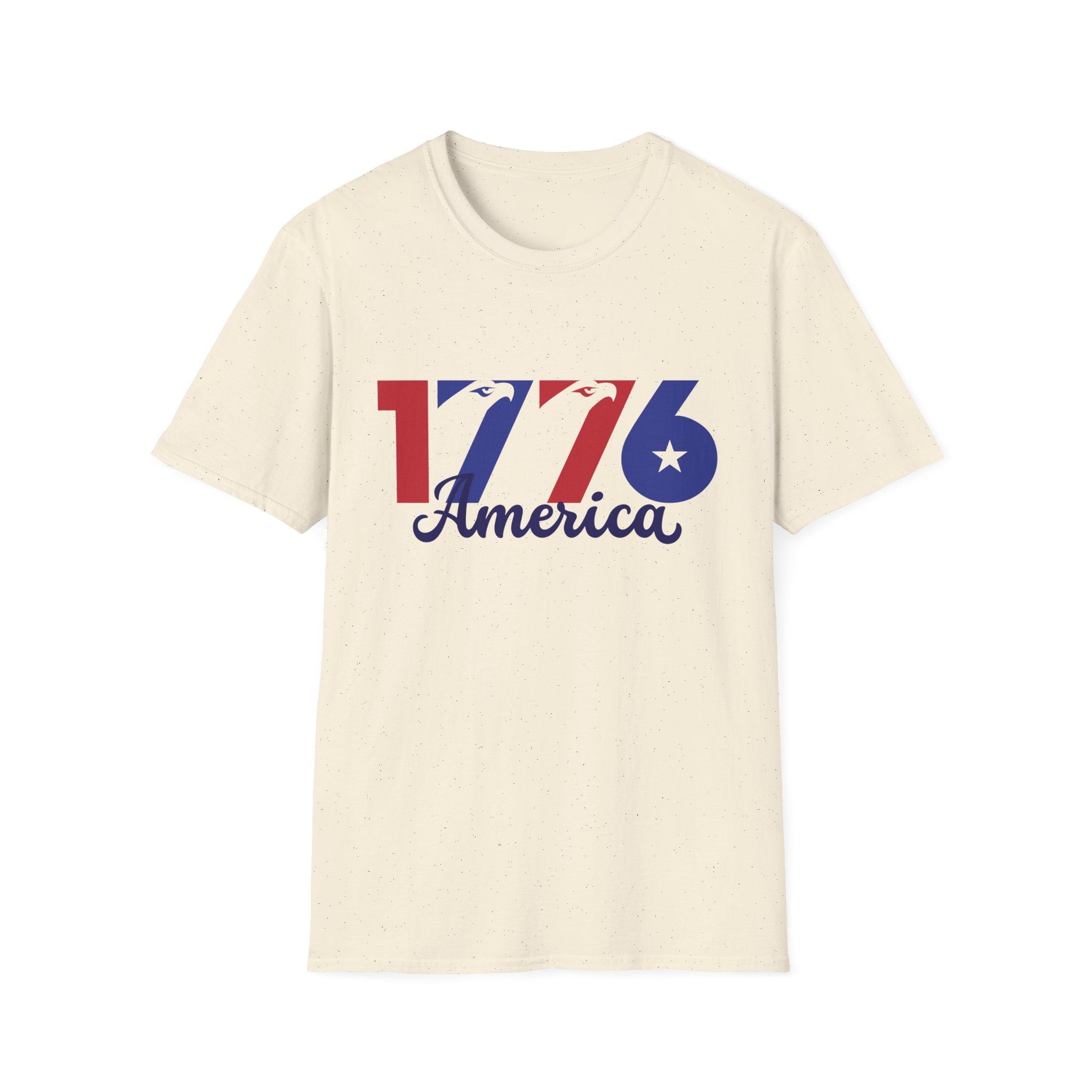 1776 America Patriotic T-Shirt, Vintage USA Independence Day Tee, Retro Fourth of July Graphic Shirt, Americana Celebration Apparel, Freedom Inspired Outfit