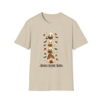 Ghost Stack T‑Shirt — "Books Before Boos" Cute Halloween Reading Tee